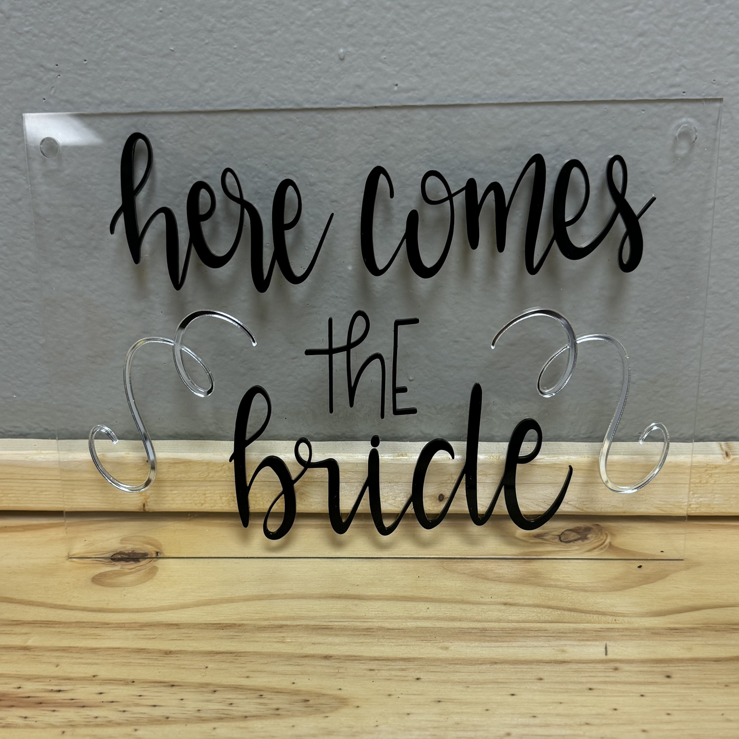 Here Comes The Bride Sign